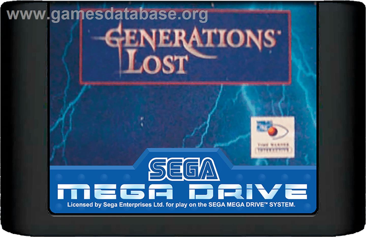 Generations Lost - Sega Genesis - Artwork - Cartridge