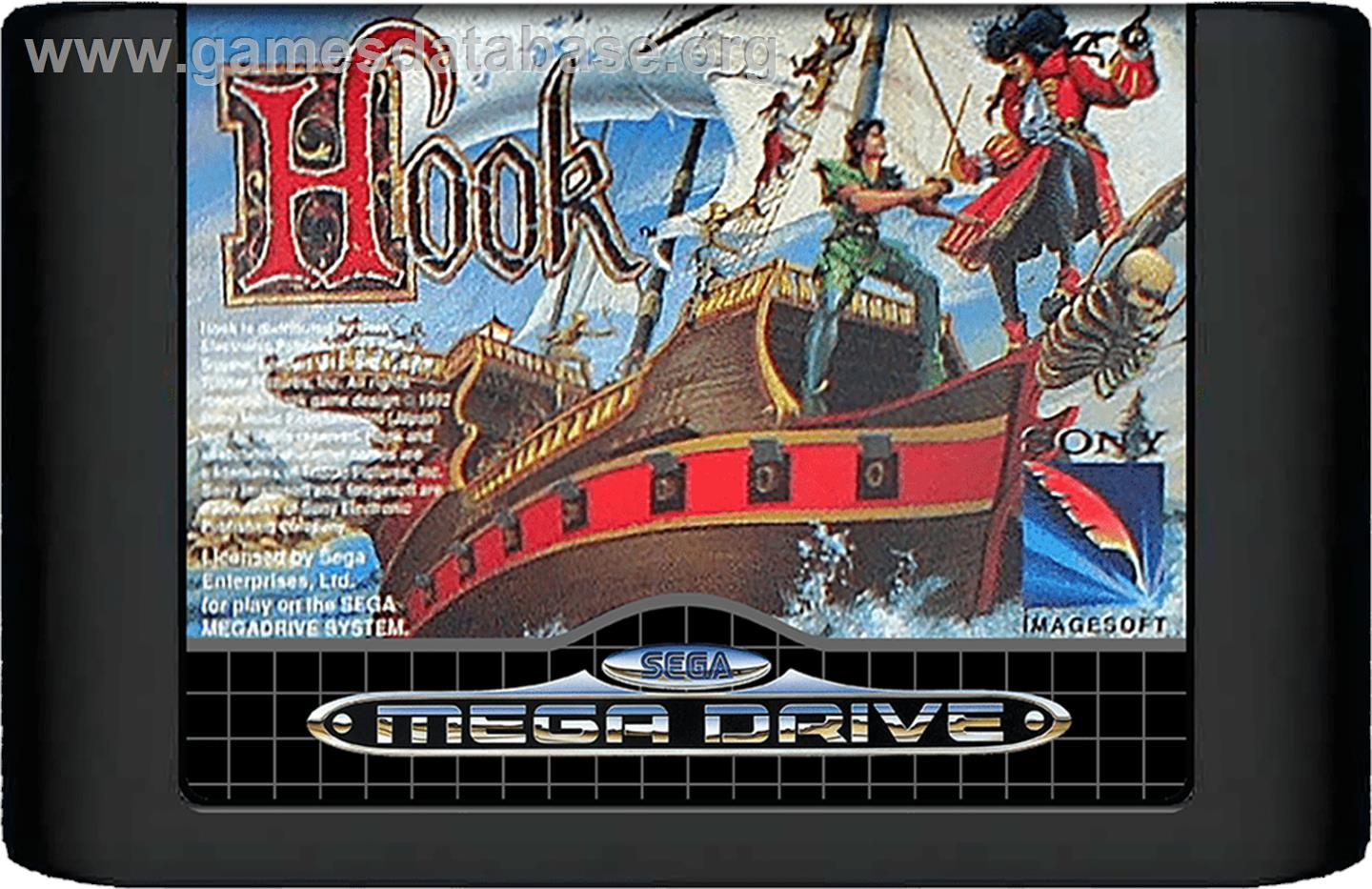 Hook - Sega Genesis - Artwork - Cartridge