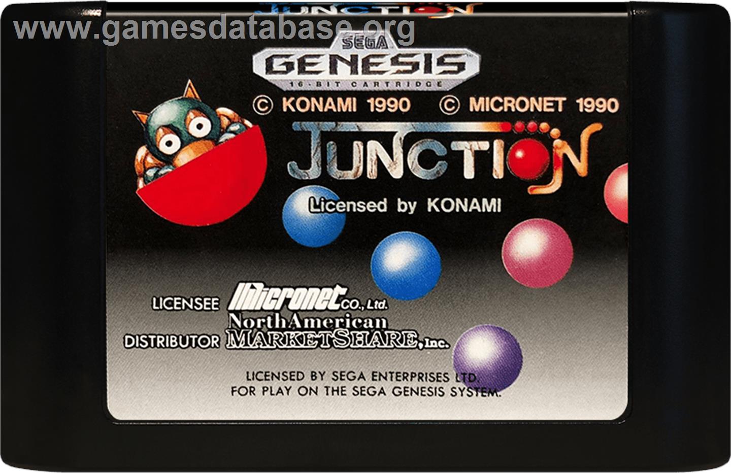 Junction - Sega Genesis - Artwork - Cartridge