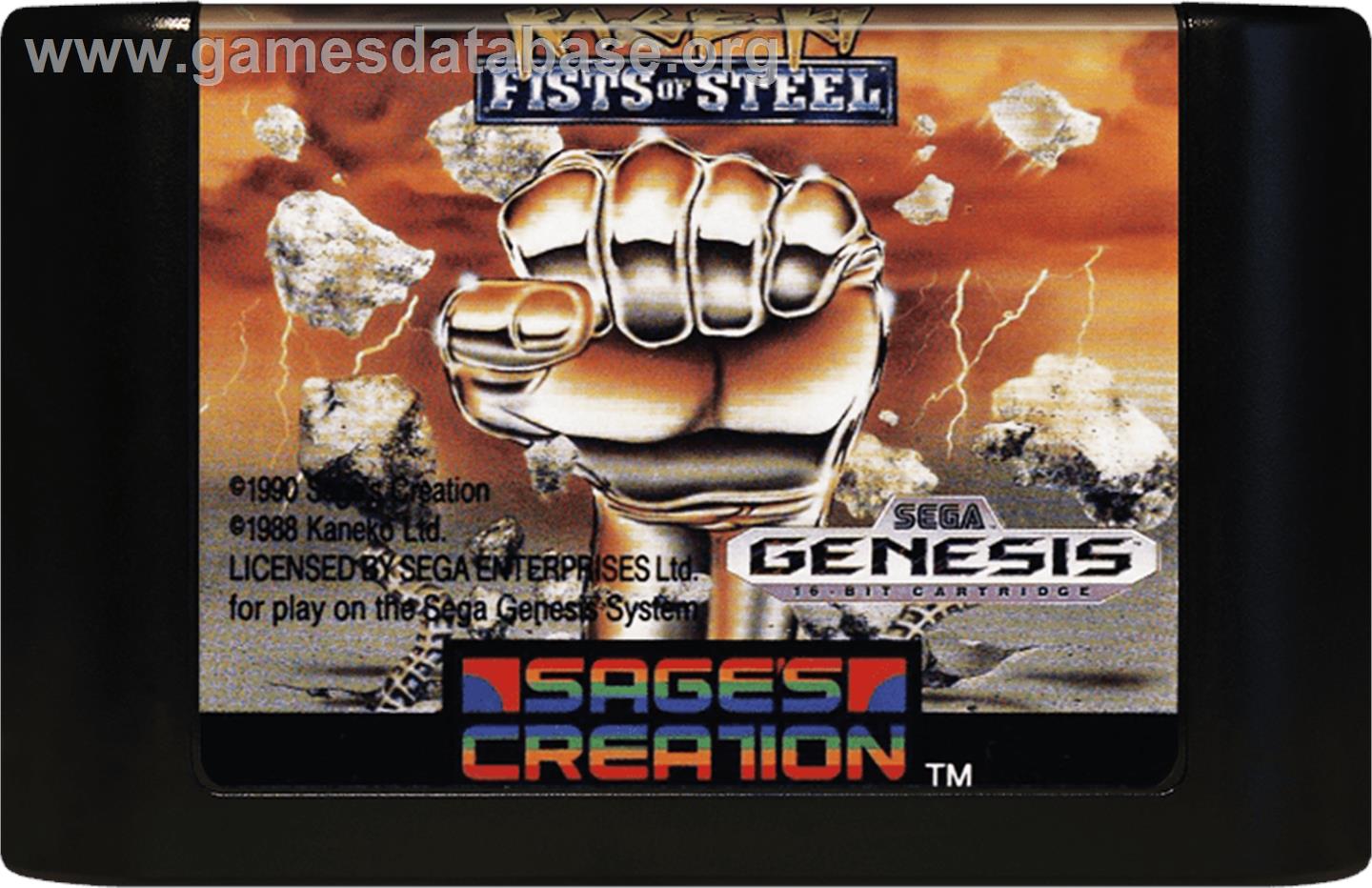 Ka-ge-ki - Sega Genesis - Artwork - Cartridge