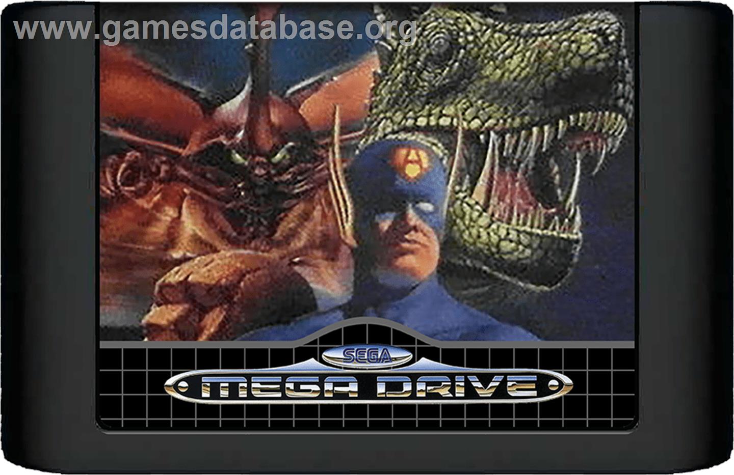 King of the Monsters - Sega Genesis - Artwork - Cartridge
