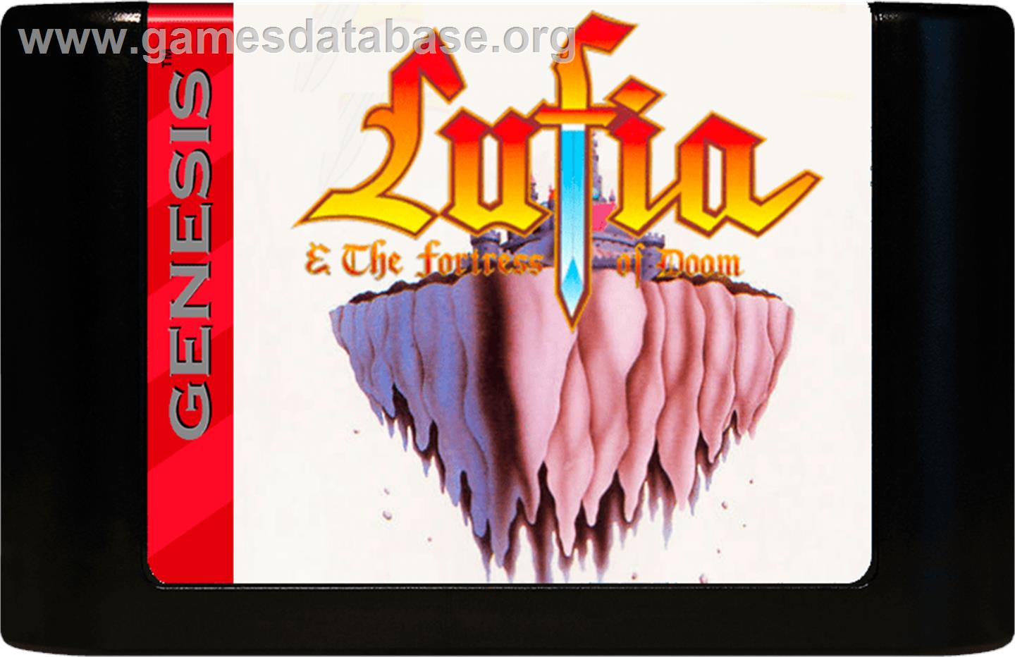 Lufia And The Fortress Of Doom - Sega Genesis - Artwork - Cartridge