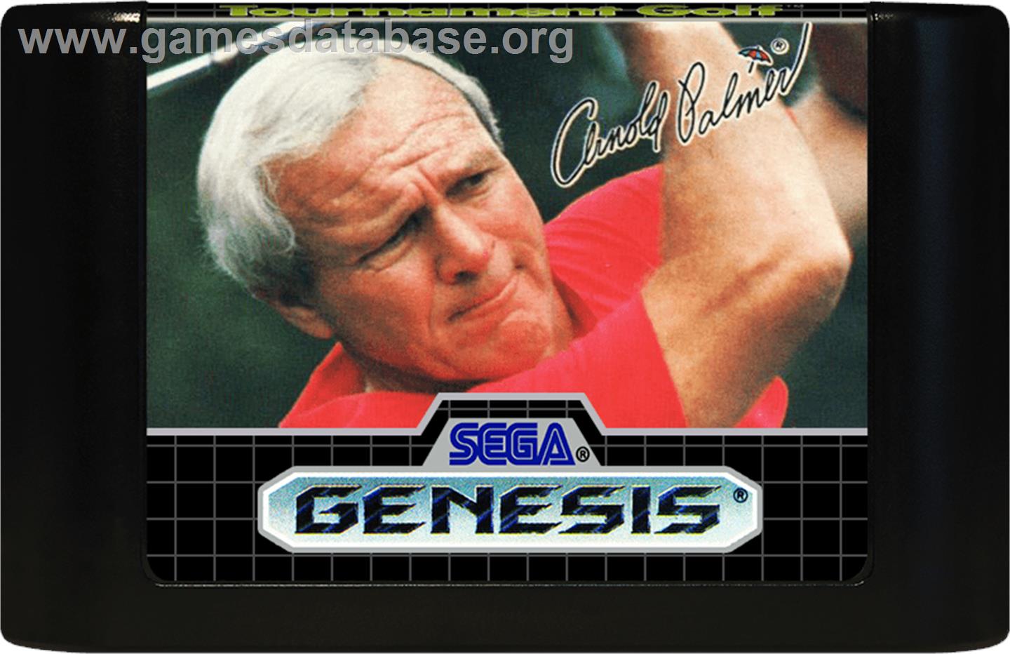 Ozaki Naomichi No Super Masters - Sega Genesis - Artwork - Cartridge