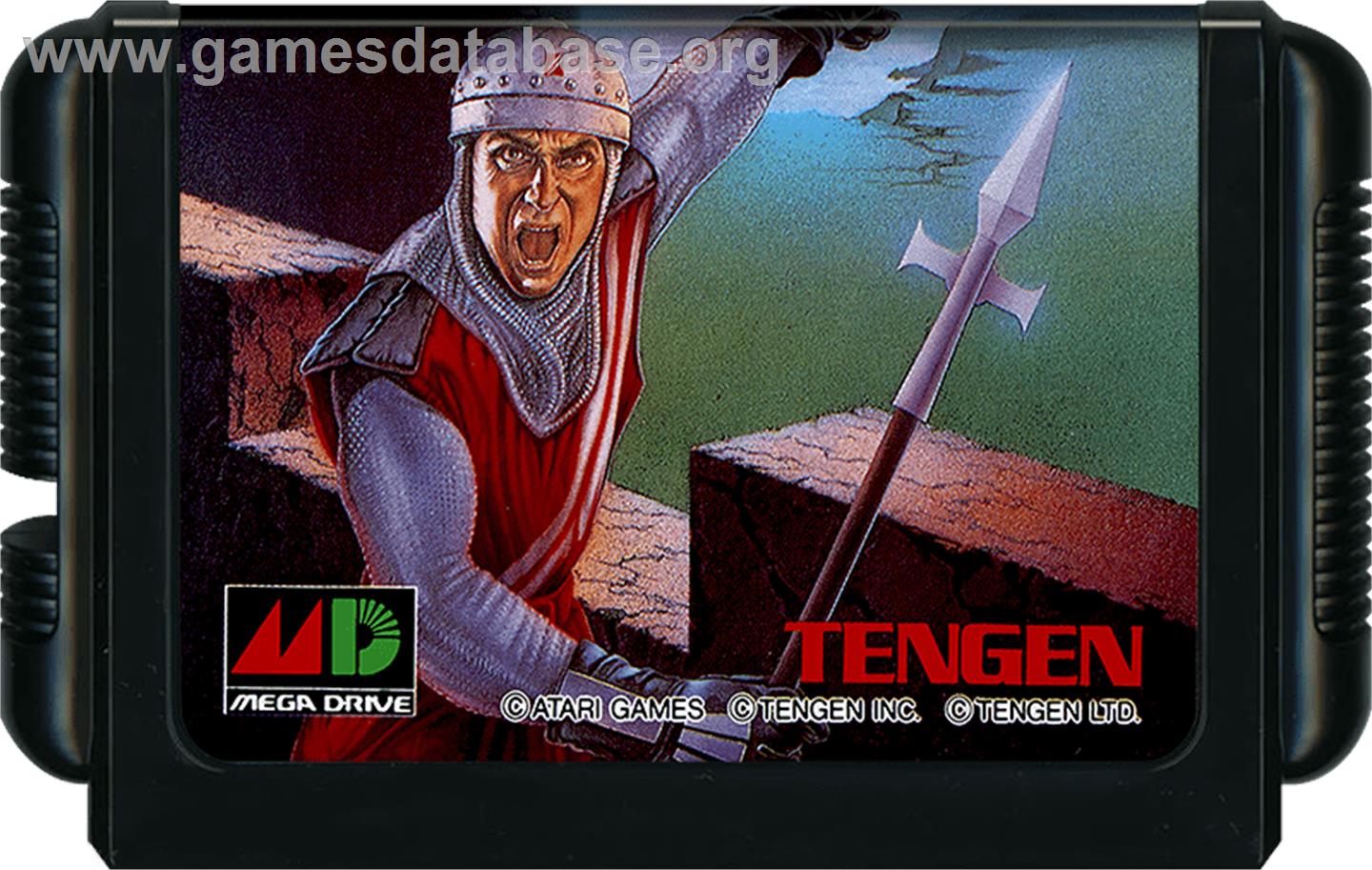 Rampart - Sega Genesis - Artwork - Cartridge