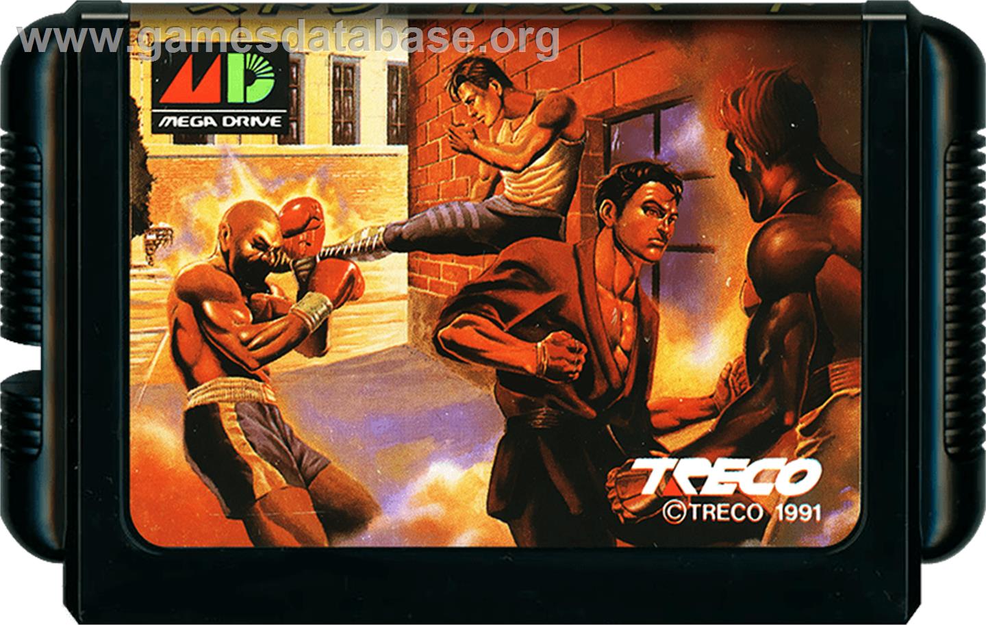 Street Smart - Sega Genesis - Artwork - Cartridge