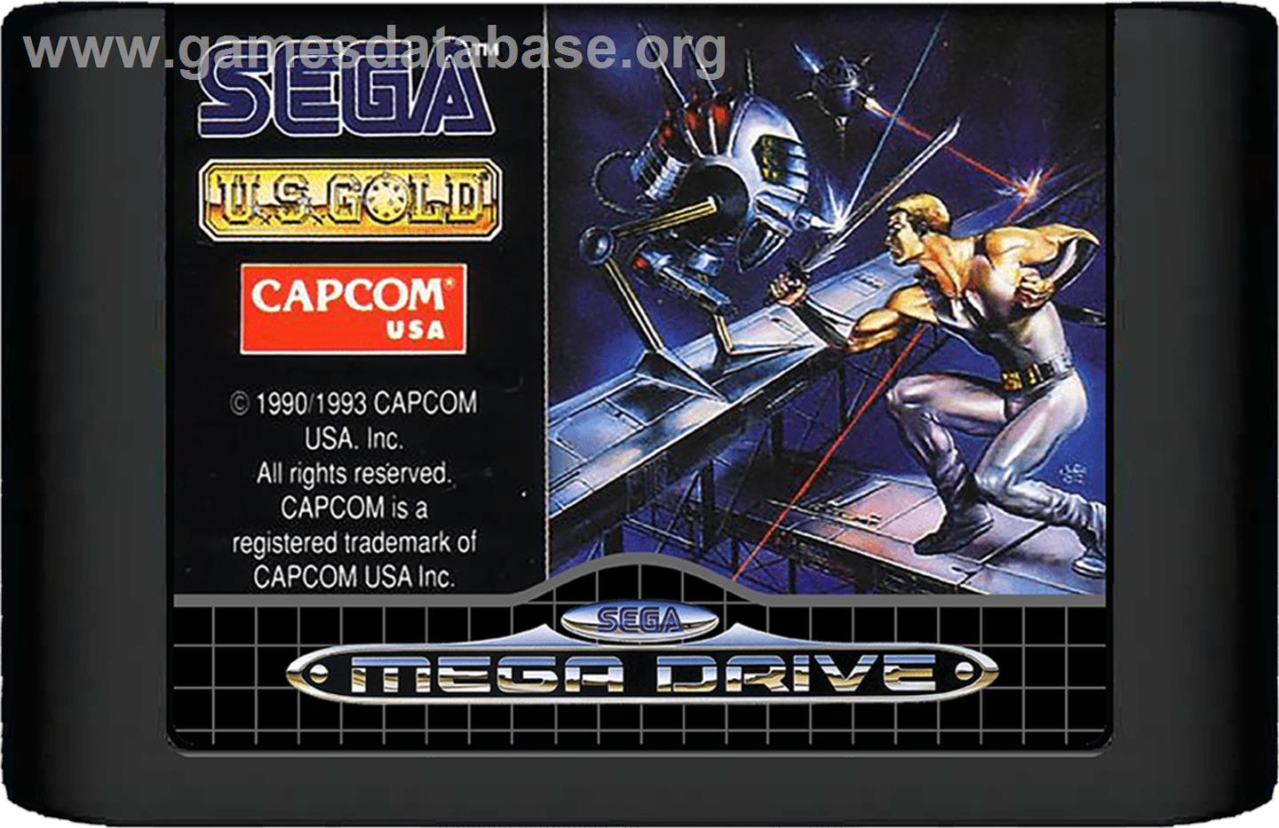 Strider 2 - Sega Genesis - Artwork - Cartridge