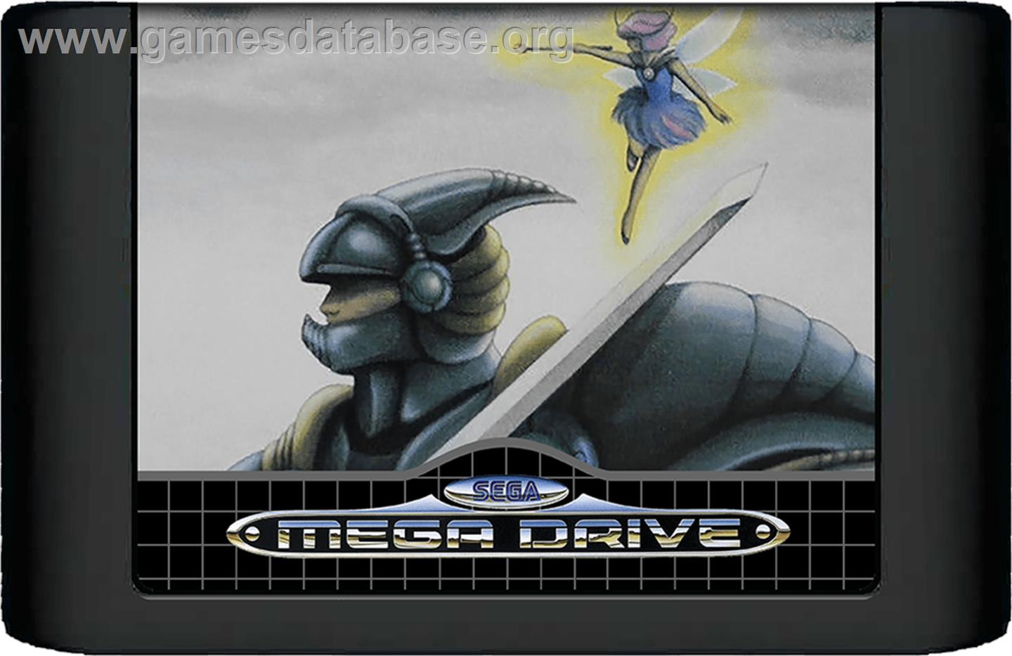 Super Hydlide - Sega Genesis - Artwork - Cartridge