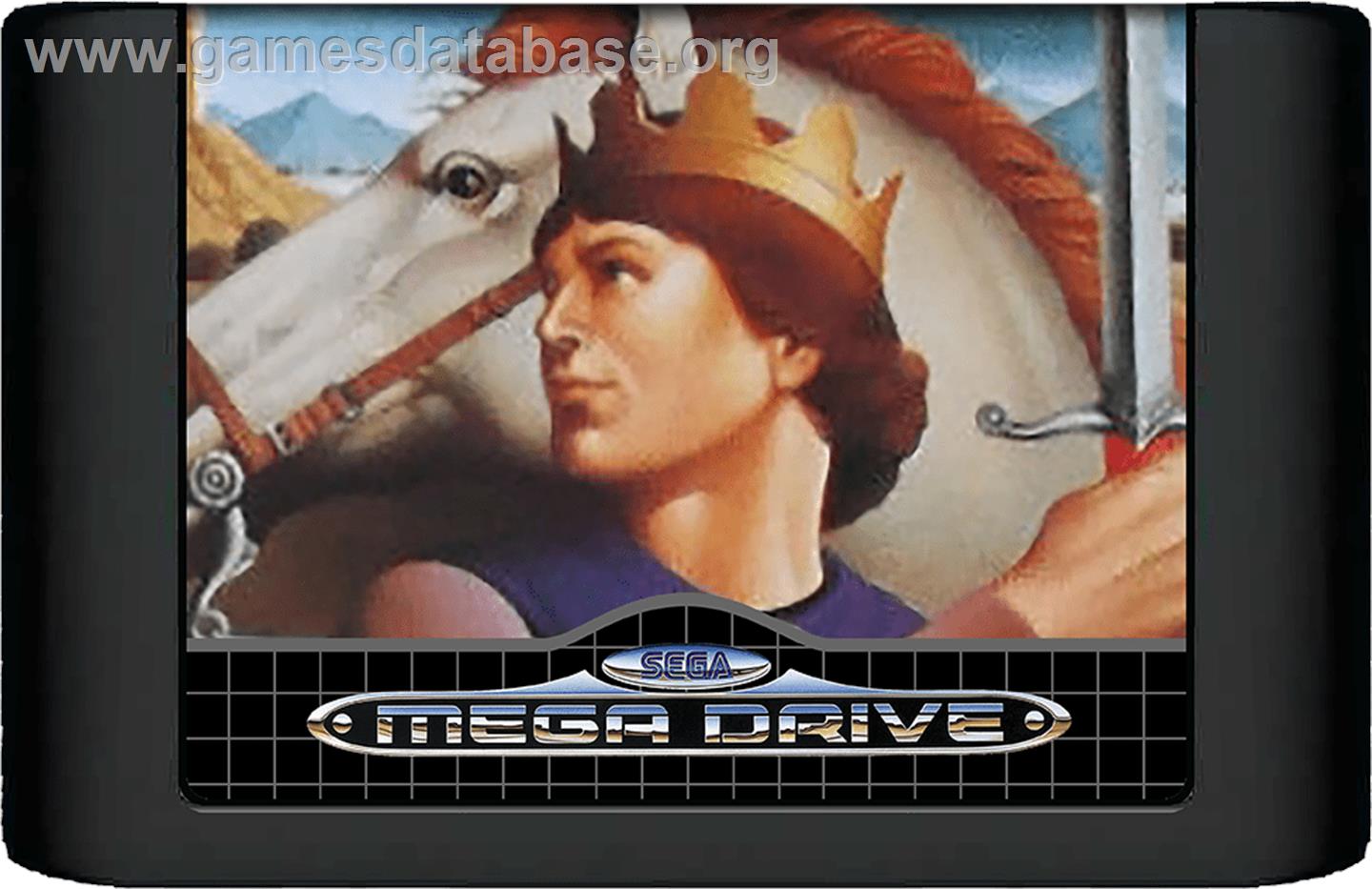 Sword of Vermilion - Sega Genesis - Artwork - Cartridge