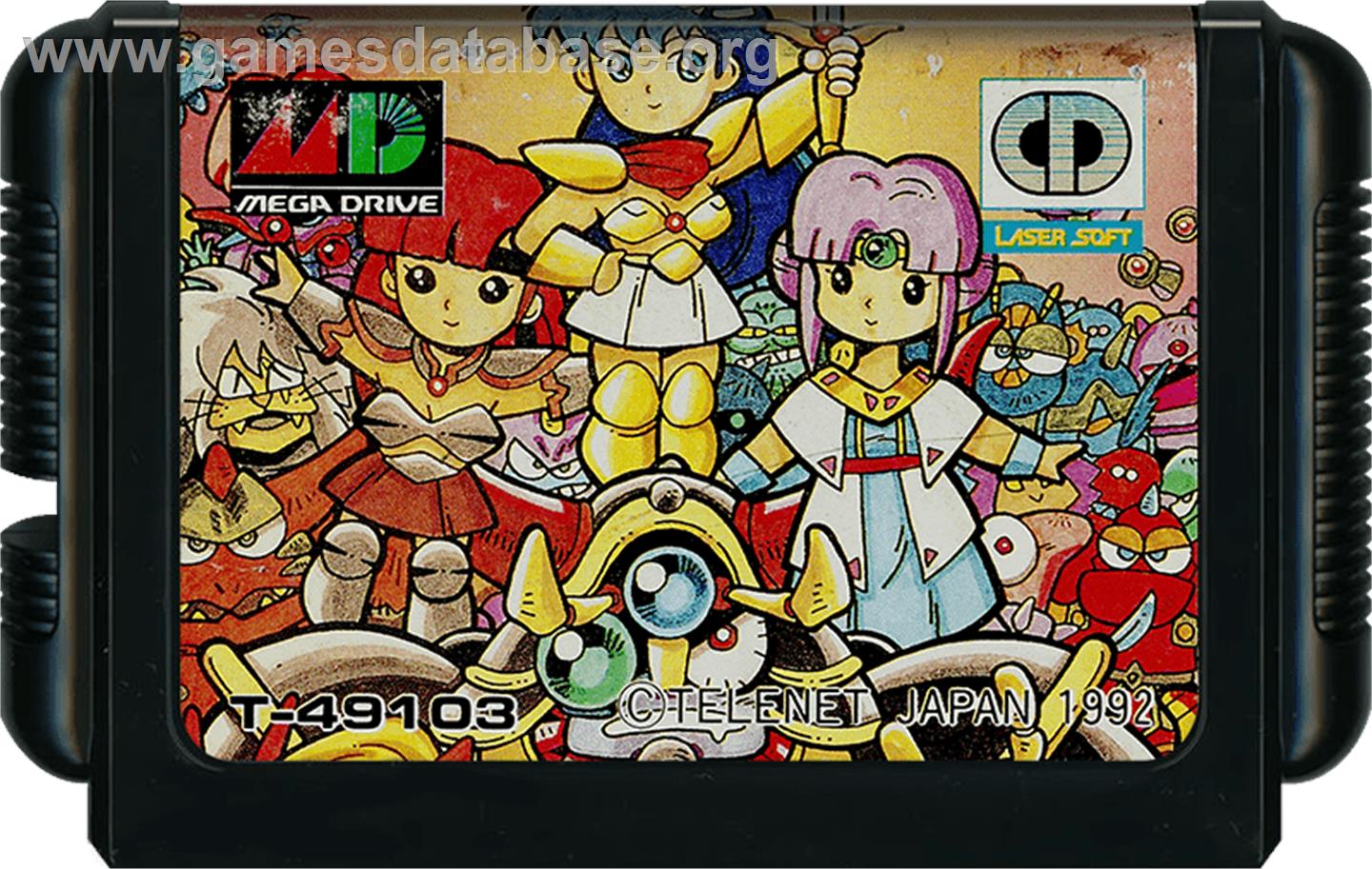 Syd of Valis - Sega Genesis - Artwork - Cartridge