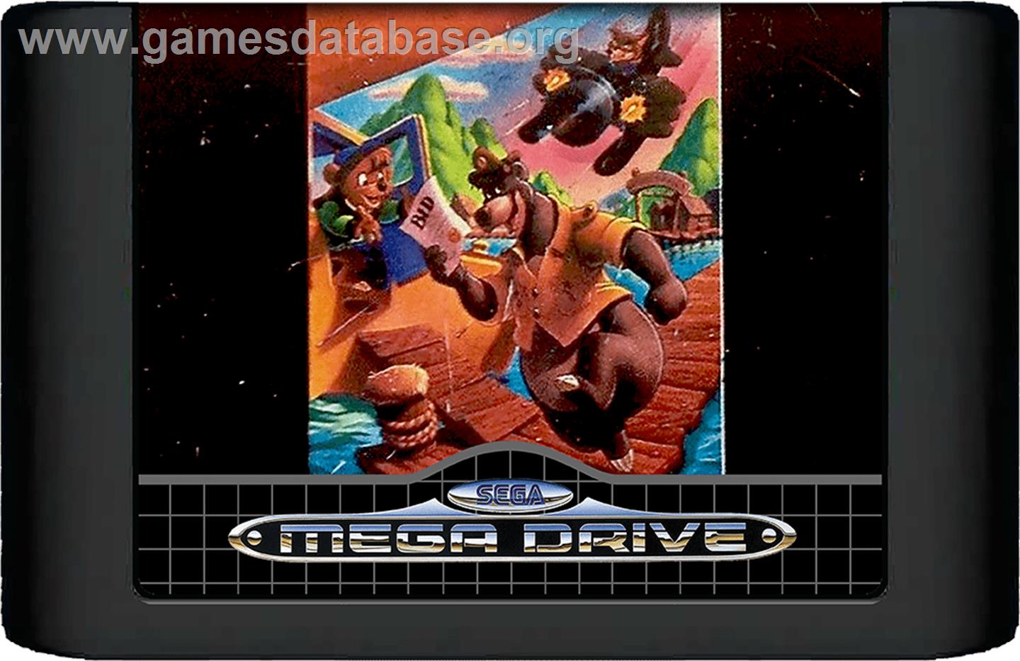 TaleSpin - Sega Genesis - Artwork - Cartridge