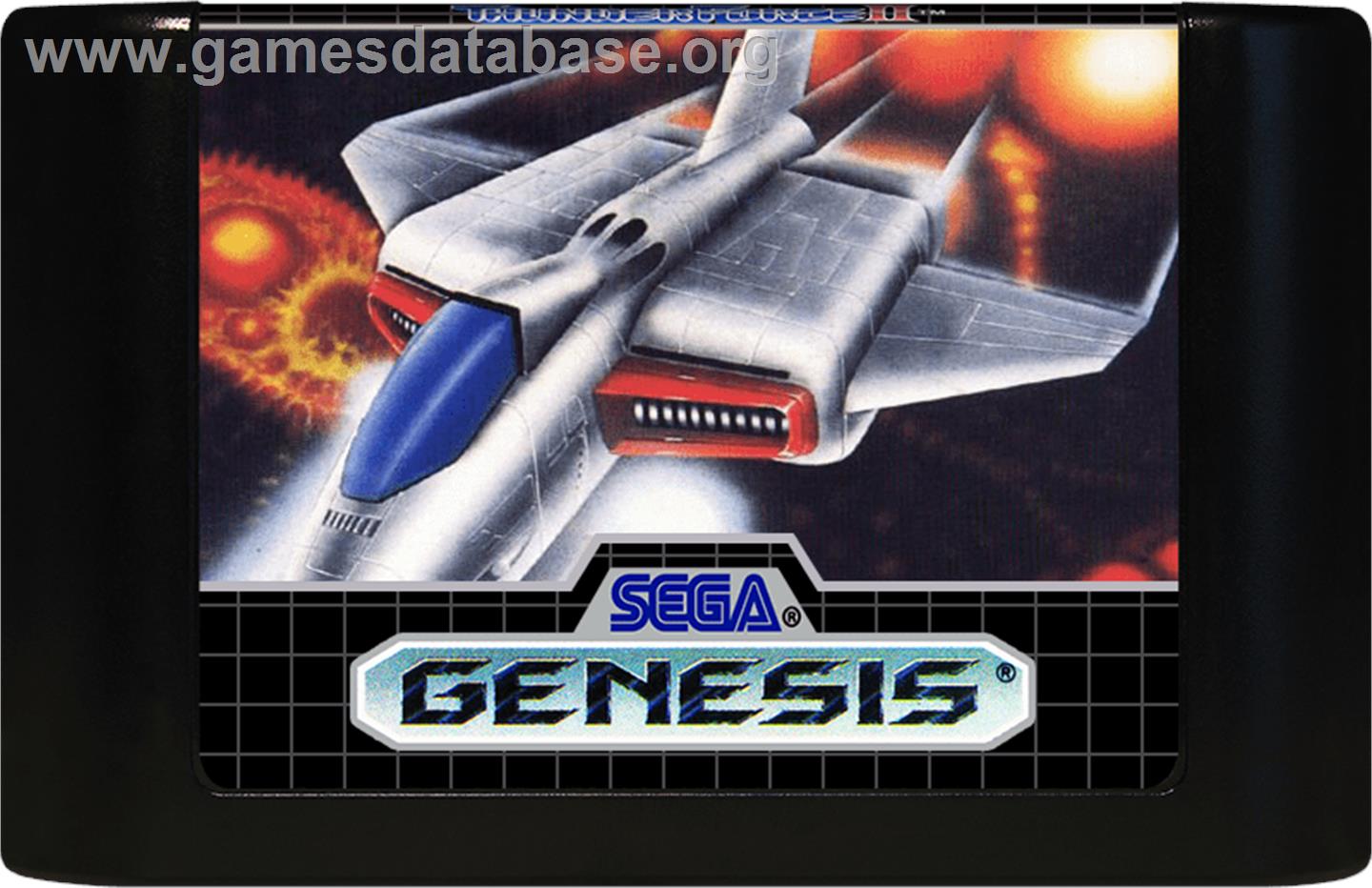 Thunder Force 2 - Sega Genesis - Artwork - Cartridge