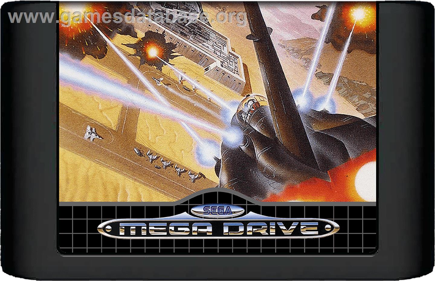 Thunder Force II - Sega Genesis - Artwork - Cartridge
