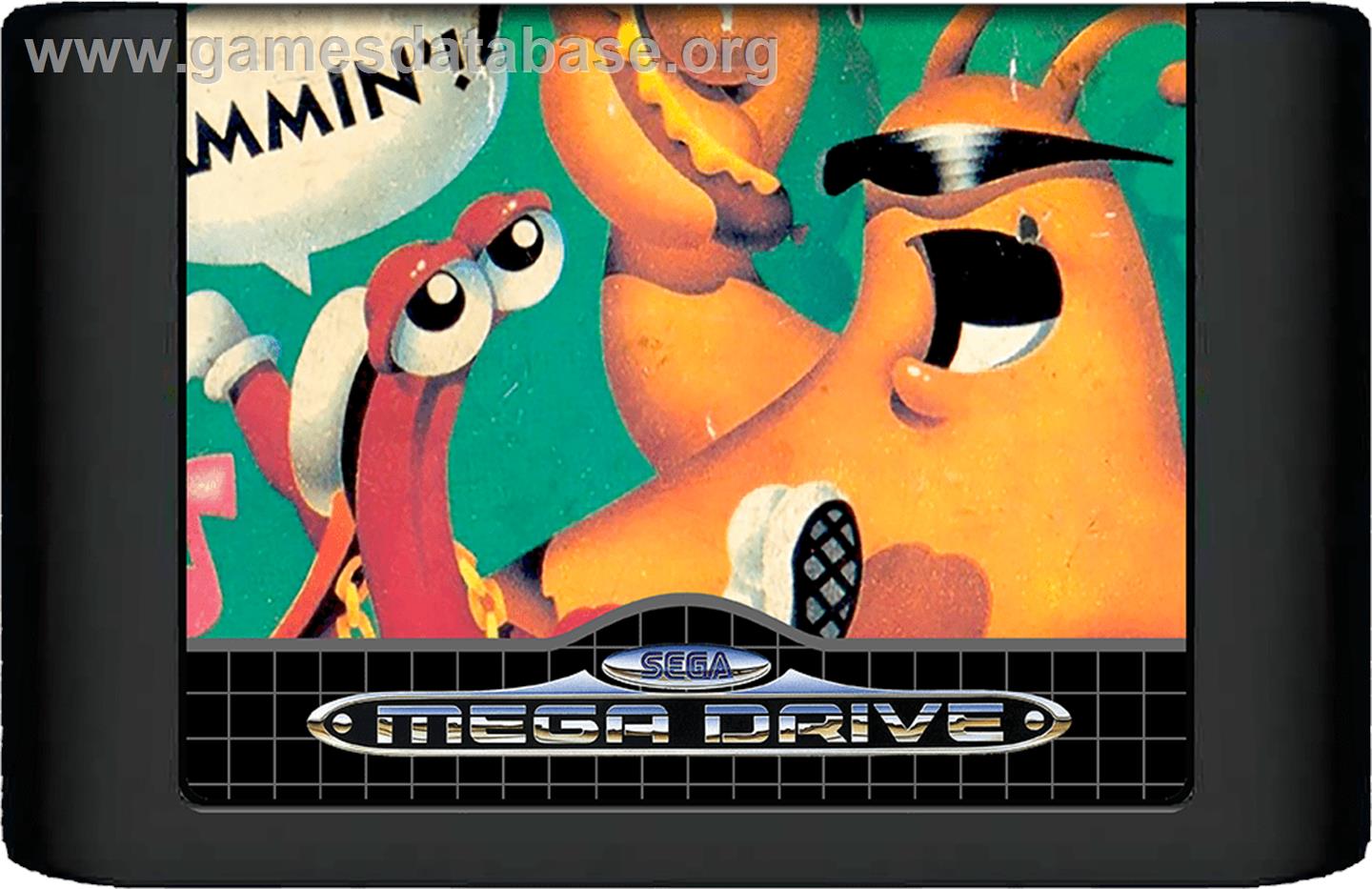 ToeJam & Earl - Sega Genesis - Artwork - Cartridge