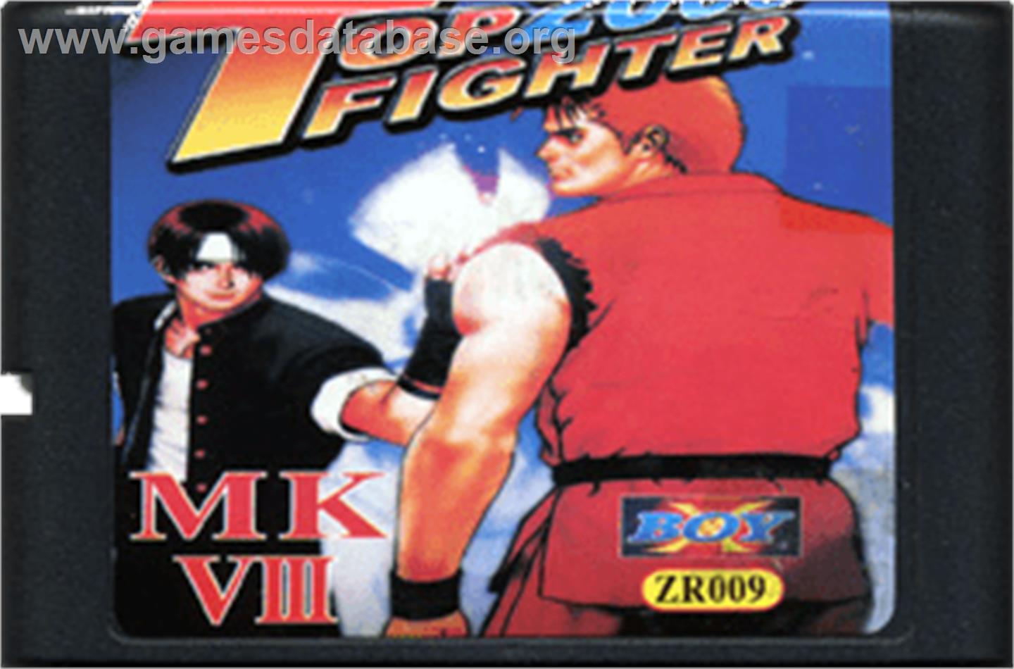 Top Fighter 2000 MK VIII - Sega Genesis - Artwork - Cartridge