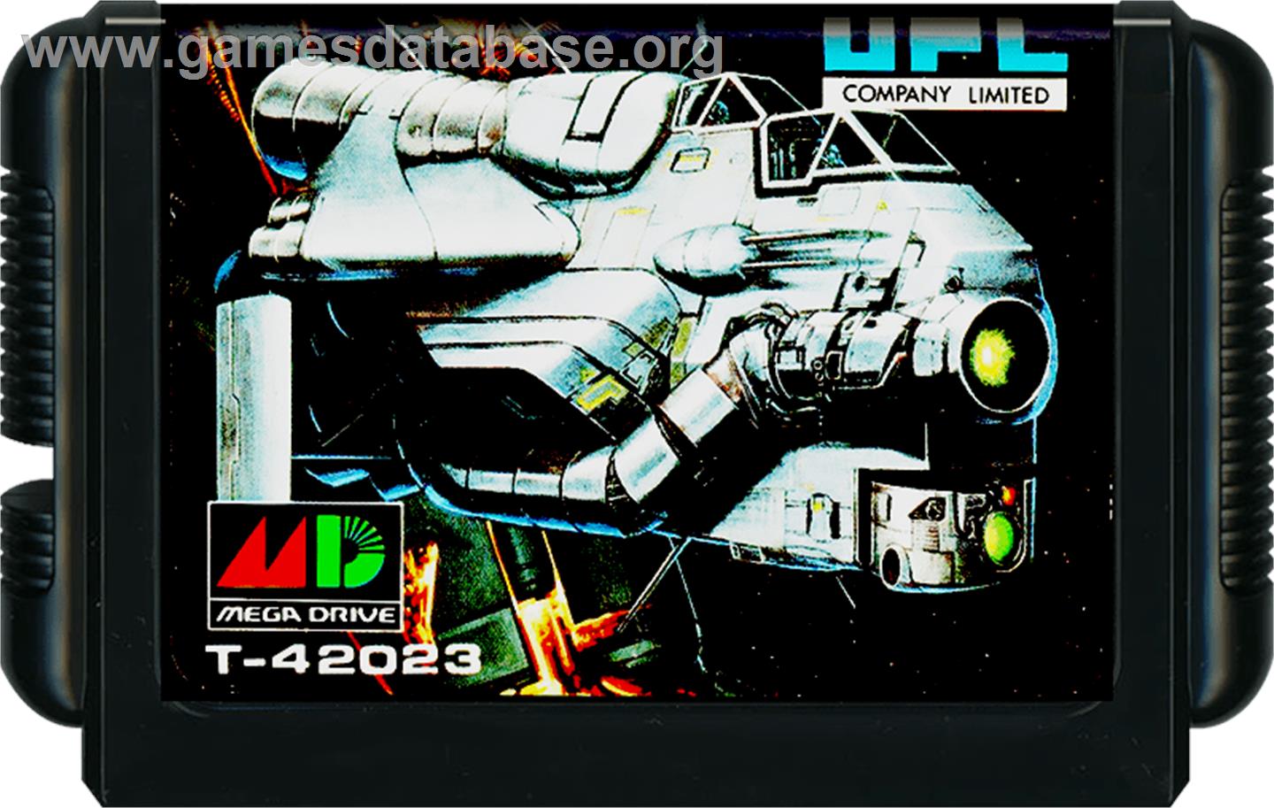 Uchuu Senkan Gomora - Sega Genesis - Artwork - Cartridge