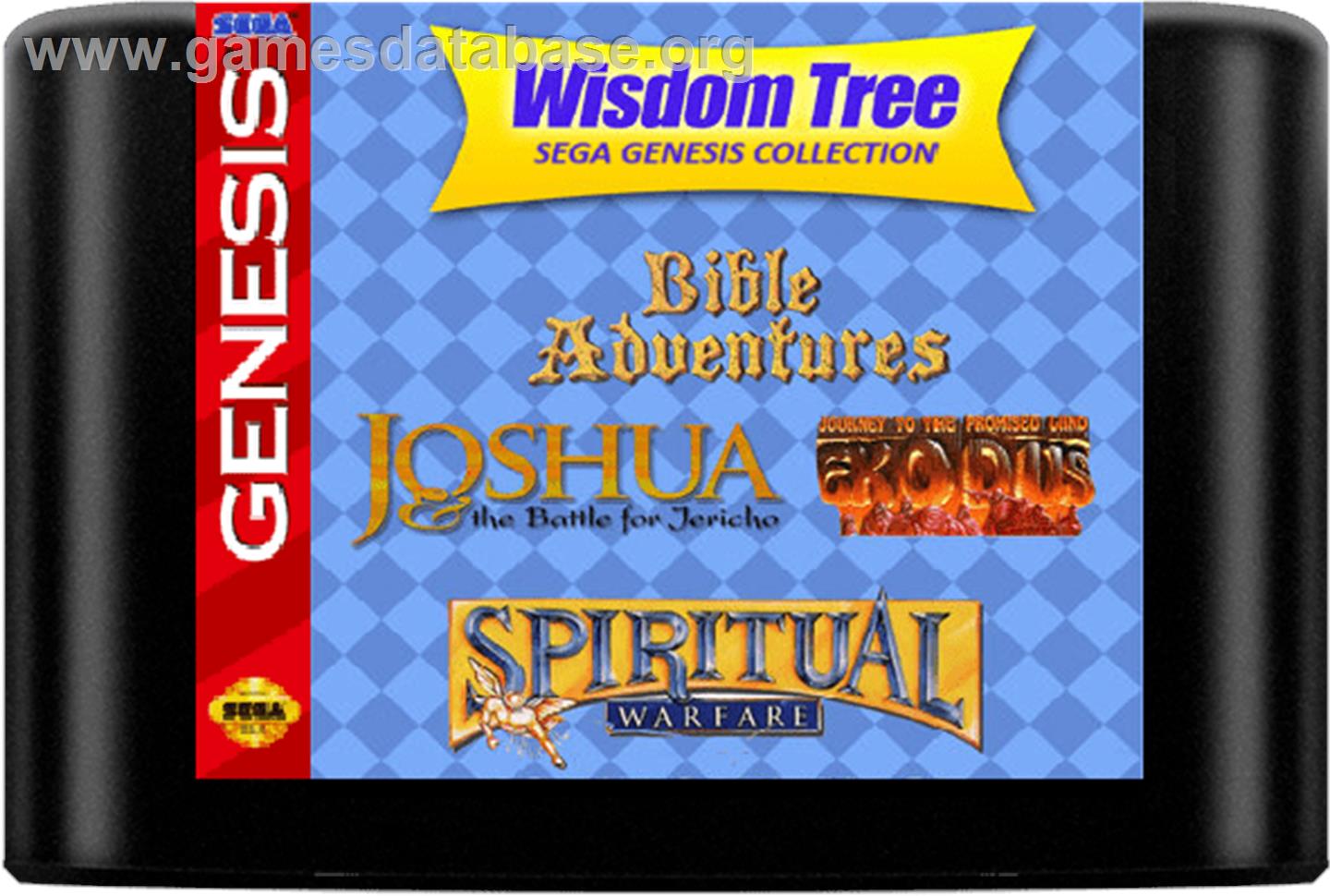 Wisdom Tree Collection - Sega Genesis - Artwork - Cartridge