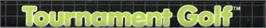 Top of cartridge artwork for Arnold Palmer Tournament Golf on the Sega Genesis.