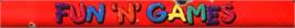 Top of cartridge artwork for Fun 'N Games on the Sega Genesis.