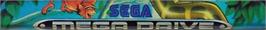 Top of cartridge artwork for Jungle Book, The on the Sega Genesis.