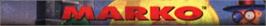 Top of cartridge artwork for Marko's Magic Football on the Sega Genesis.