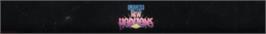 Top of cartridge artwork for New Horizons on the Sega Genesis.