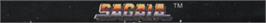 Top of cartridge artwork for Sagaia on the Sega Genesis.