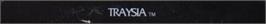 Top of cartridge artwork for Traysia on the Sega Genesis.