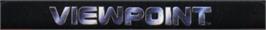 Top of cartridge artwork for Viewpoint on the Sega Genesis.