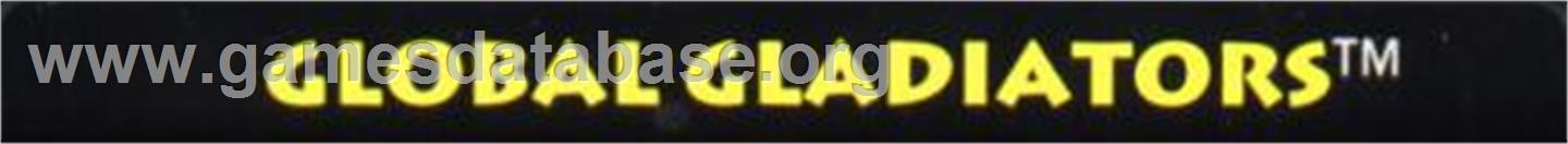 Mick And Mack As The Global Gladiators - Sega Genesis - Artwork - Cartridge Top