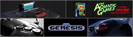 Arcade Cabinet Marquee for Aquatic Games: Starring James Pond, The.