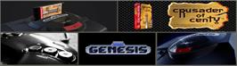 Arcade Cabinet Marquee for Crusader of Centy.