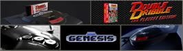 Arcade Cabinet Marquee for Double Dribble: The Playoff Edition.