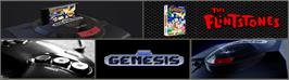 Arcade Cabinet Marquee for Flintstones, The.