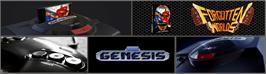 Arcade Cabinet Marquee for Forgotten Worlds.