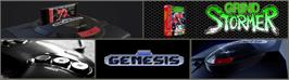 Arcade Cabinet Marquee for Grind Stormer.