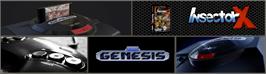 Arcade Cabinet Marquee for Insector-X.