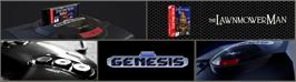 Arcade Cabinet Marquee for Lawnmower Man, The.