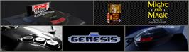 Arcade Cabinet Marquee for Might and Magic 2: Gates to Another World.