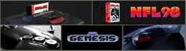 Arcade Cabinet Marquee for NFL 98.