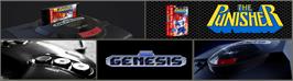 Arcade Cabinet Marquee for Punisher, The.