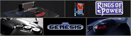 Arcade Cabinet Marquee for Rings of Power.