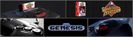 Arcade Cabinet Marquee for World Series Baseball '98.
