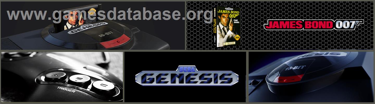 007: The Duel - Sega Genesis - Artwork - Marquee