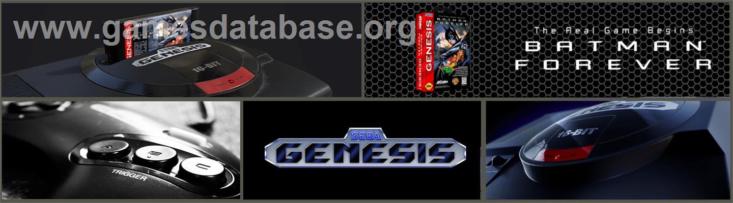 Batman Forever - Sega Genesis - Artwork - Marquee