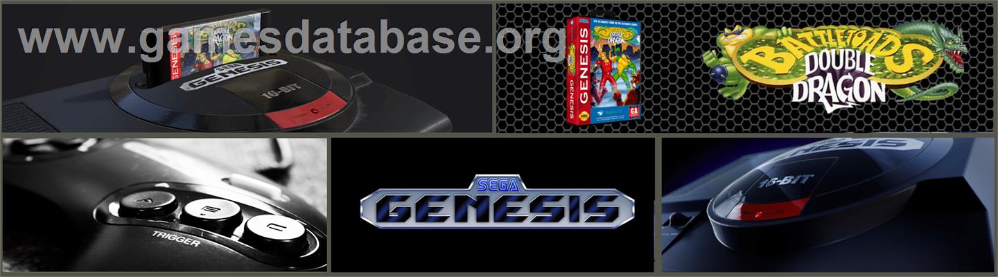 Battletoads & Double Dragon: The Ultimate Team - Sega Genesis - Artwork - Marquee