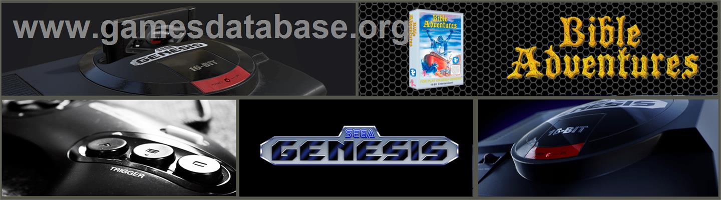 Bible Adventures - Sega Genesis - Artwork - Marquee