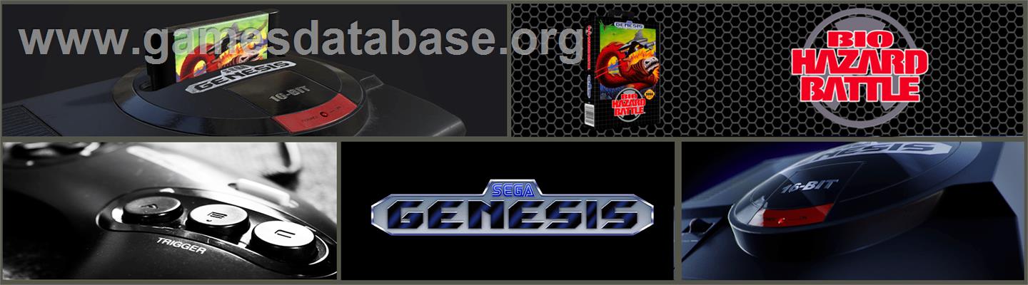 Bio-Hazard Battle - Sega Genesis - Artwork - Marquee