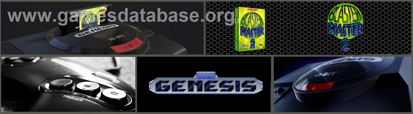 Blaster Master 2 - Sega Genesis - Artwork - Marquee
