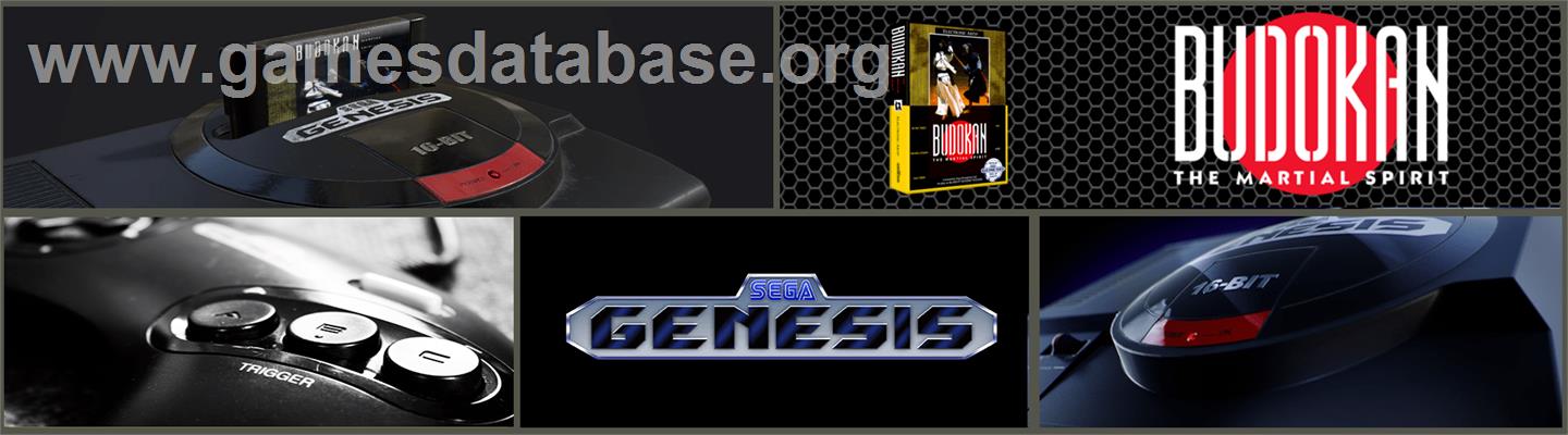 Budokan: The Martial Spirit - Sega Genesis - Artwork - Marquee