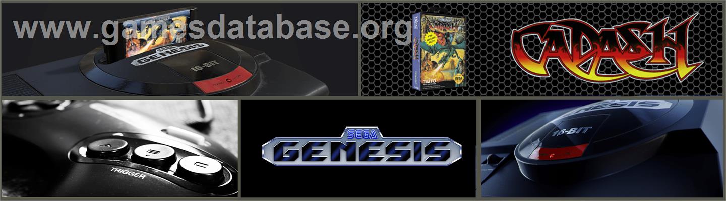 Cadash - Sega Genesis - Artwork - Marquee